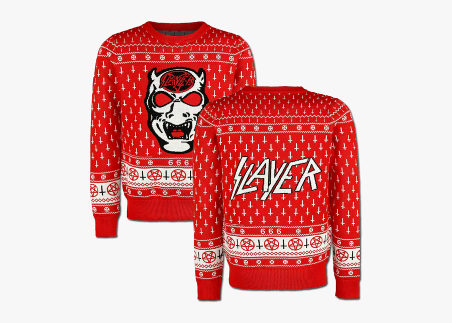 Transparent Sweater Png - Slayer Holiday Sweater, Transparent Clipart