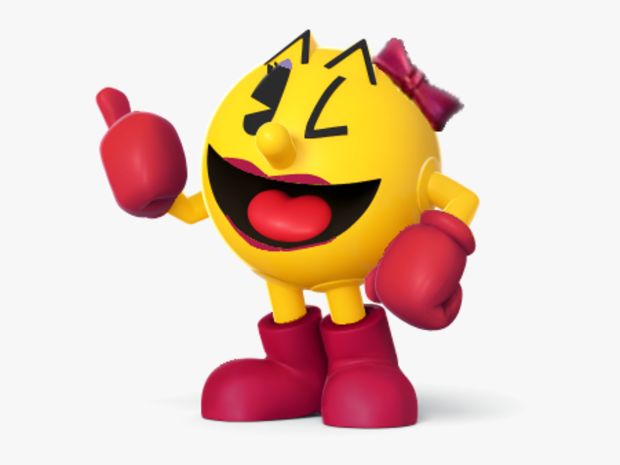 Ms Pacman Png - Pacman Super Smash Bros, Transparent Clipart