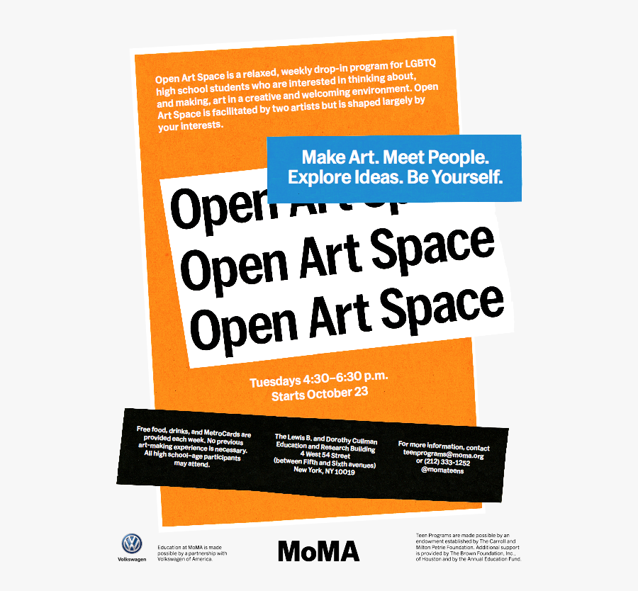 Express Yourself And Your Ideas Through Art At The - Open Office, Transparent Clipart