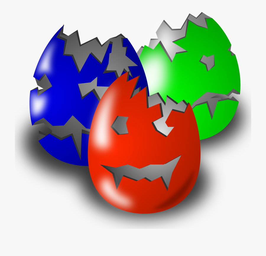 Easter Egg Decorating Ideas Clipart , Png Download - Scary Eggs Clipart, Transparent Clipart