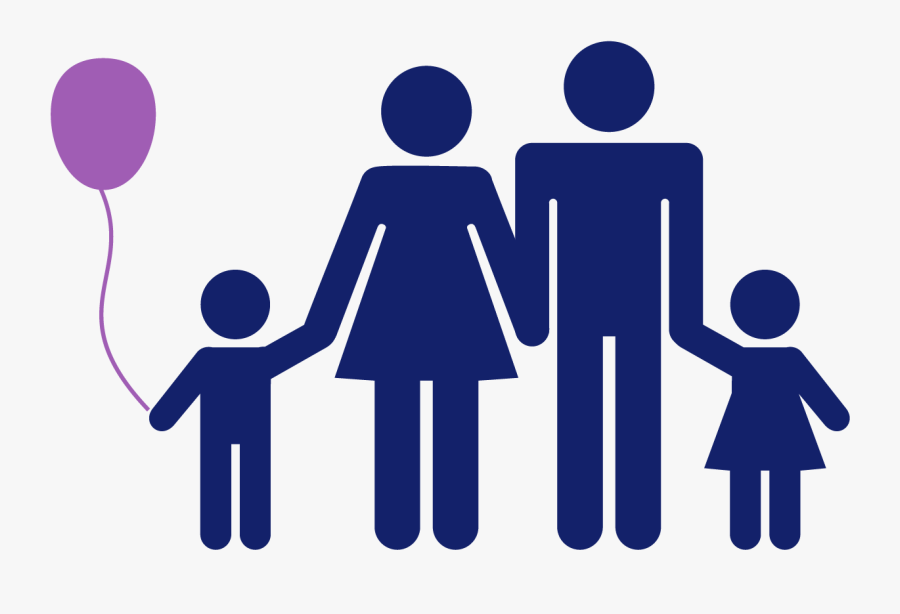 Maco Tpl Family Purple Balloon - Icon Family Vector Png, Transparent Clipart