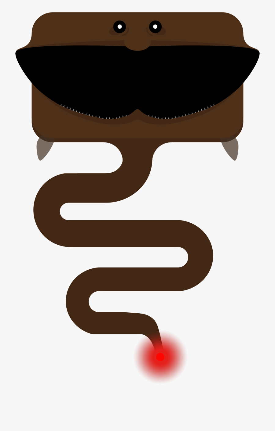 Deeeep Io Gulper Eel, Transparent Clipart