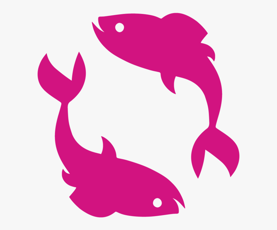 Fish Silhouette Png Pink Clipart , Png Download, Transparent Clipart