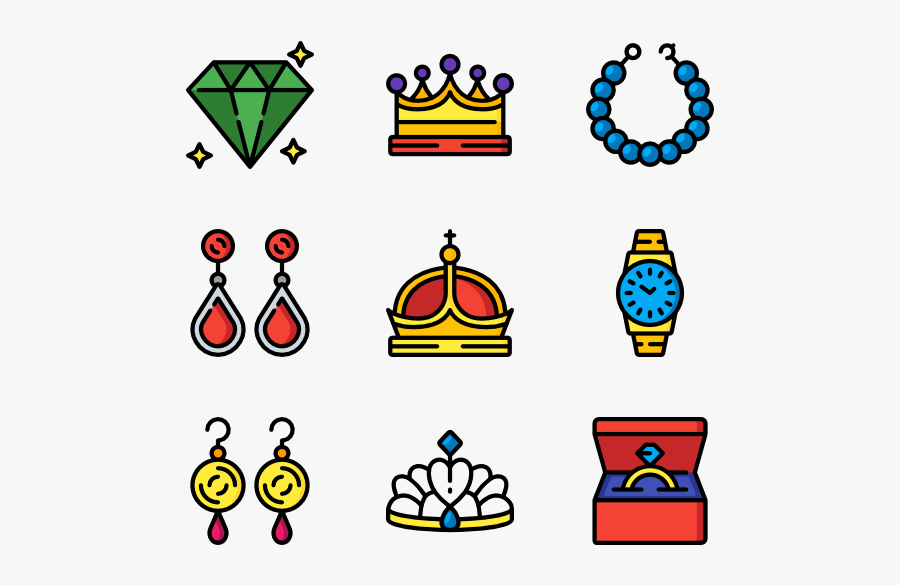 Jewelry - South America Icons, Transparent Clipart