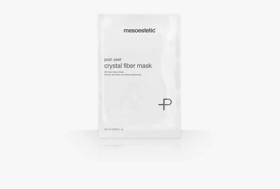 Mesoestetic Post Peel Crystal Fiber Mask, Transparent Clipart