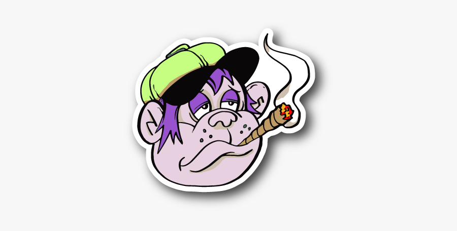 Drugs Clipart Joint Smoke - Monkey Smoking Weed Drawing, Transparent Clipart