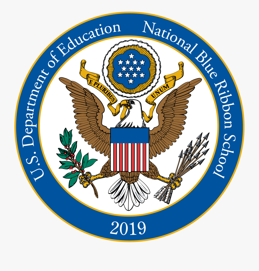 Blue Ribbon School Logo 2018, Transparent Clipart