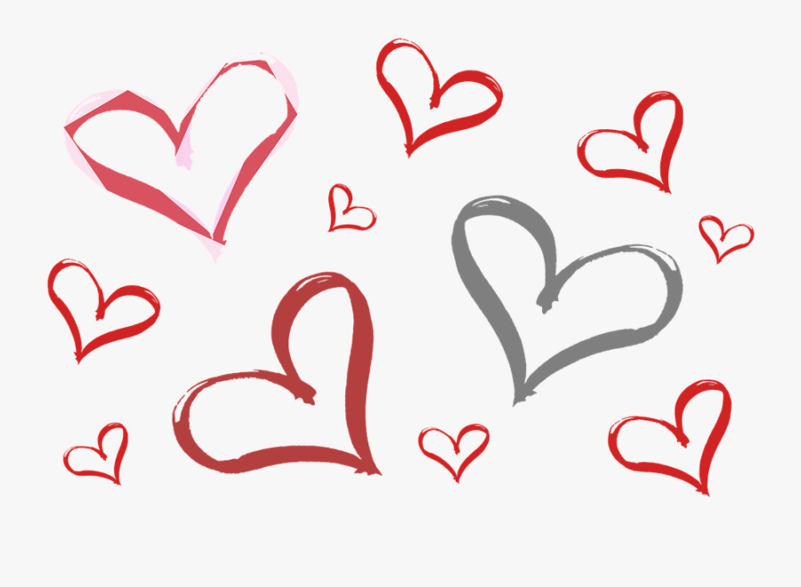 Valentines Day Hearts Png - Happy 75th Birthday Aunt, Transparent Clipart