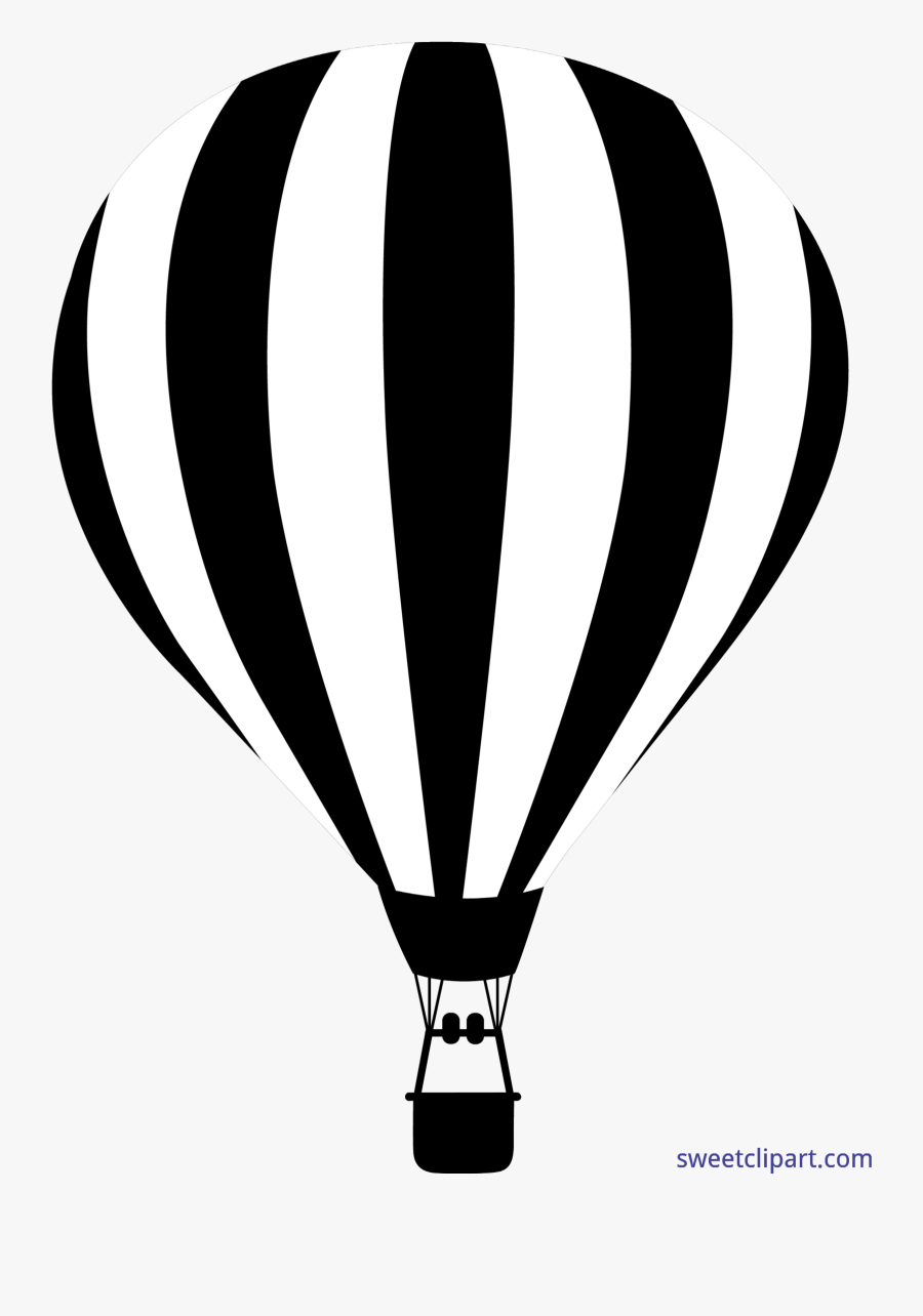 Hot Air Balloon Silhouette - Red Hot Air Balloon Clipart, Transparent Clipart