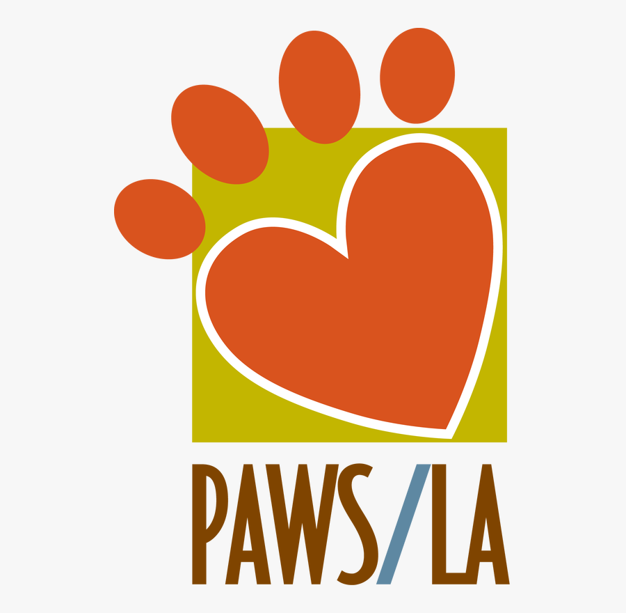 Paws La Logo, Transparent Clipart