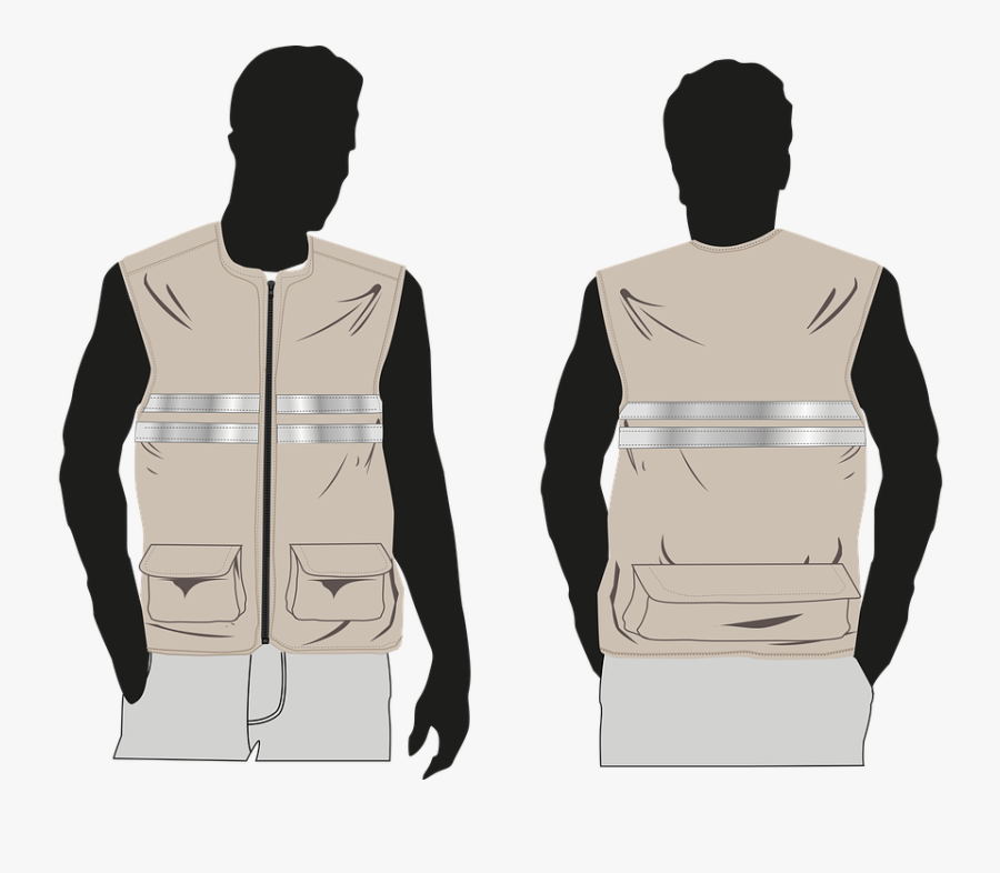 Man Sneaks Into Airport, Assaults Man & Drunk Men Shoot - Seguridad Industrial Con Chaleco Blanco Caricatura, Transparent Clipart