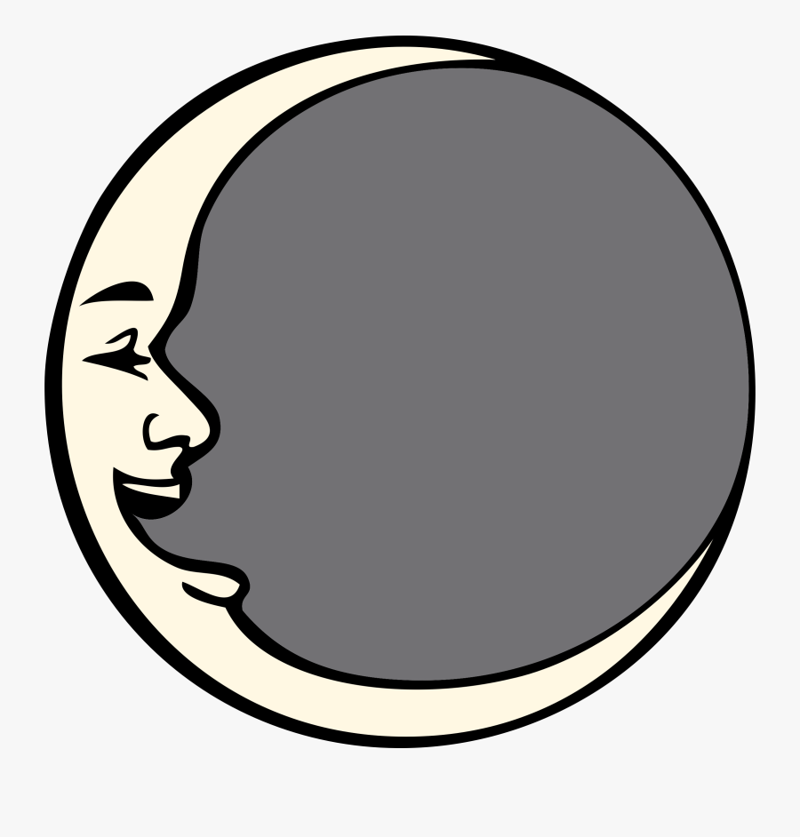 Man In The Moon Cartoon, Transparent Clipart