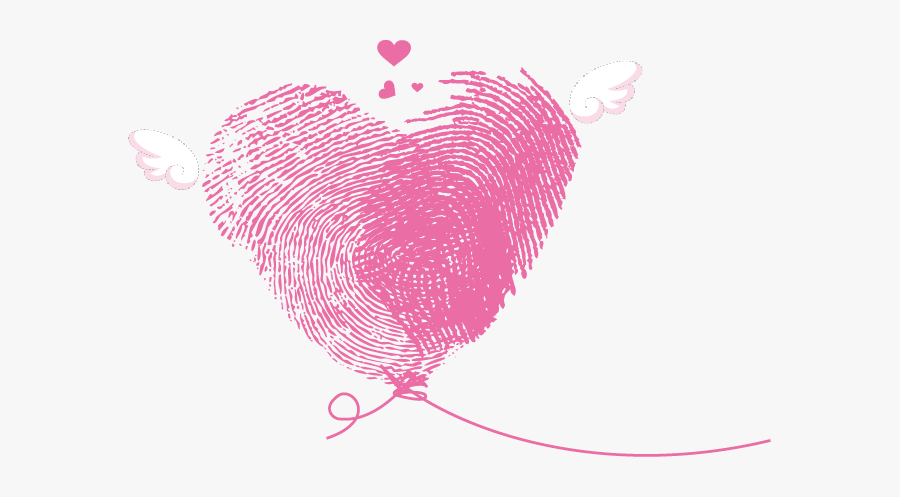 Freetoedit Love Valentinesday Valentine Fingerprint - Vector Graphics, Transparent Clipart