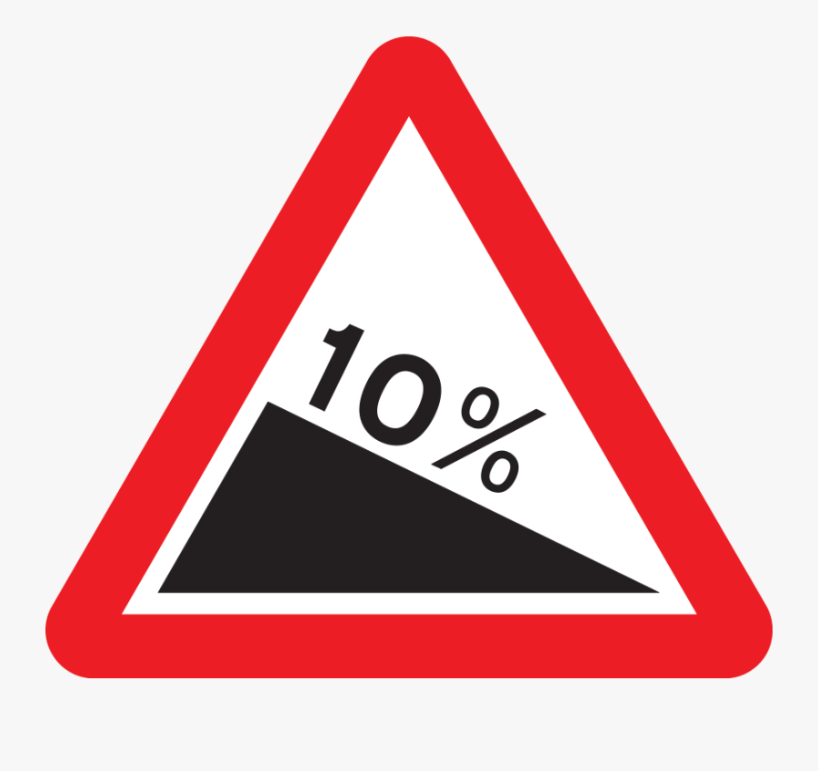 Uk Traffic Sign - Señal Reductor De Velocidad, Transparent Clipart