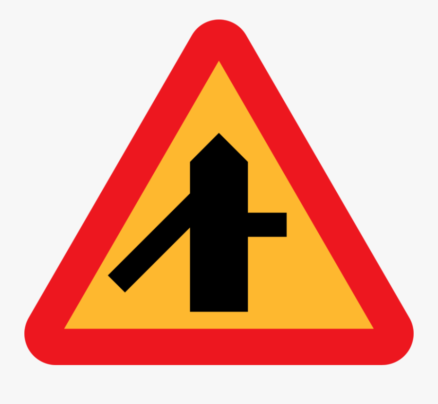 Layout - Clipart - Zigzag Road Sign, Transparent Clipart