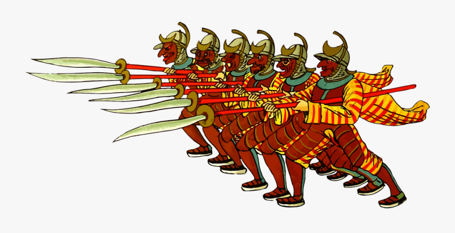 Army, Phalanx, Soldier, Troops, Warrior, Weapon - Phalanx Png, Transparent Clipart