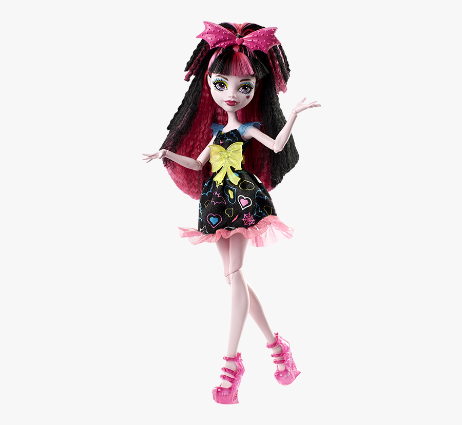 Draculaura Monster High Doll Electrified , Free Transparent Clipart ...