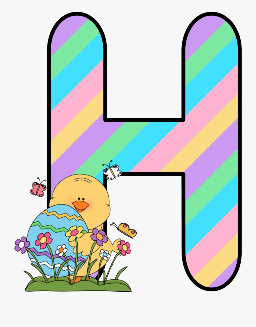D Alfabeto Easter De Kidsparkz Holiday Fonts, Transparent Clipart