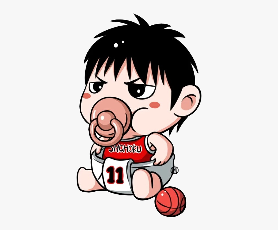 Pacifer Clipart Baby Mouth - Slam Dunk Bebe Anime, Transparent Clipart