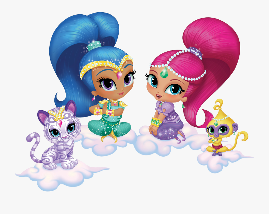 Clip Art Transparent Cartoon Image Gallery - Shimmer And Shine Cartoon Characters, Transparent Clipart