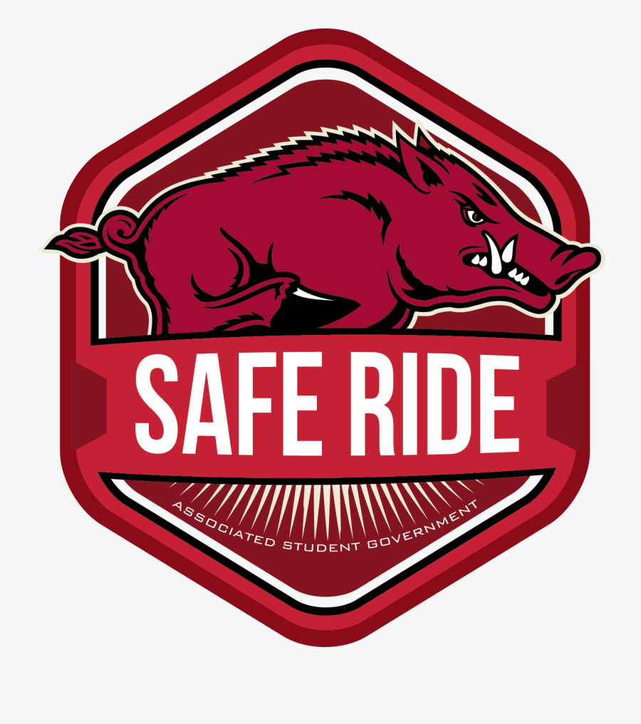 Call Safe Ride - Arkansas Razorbacks, Transparent Clipart