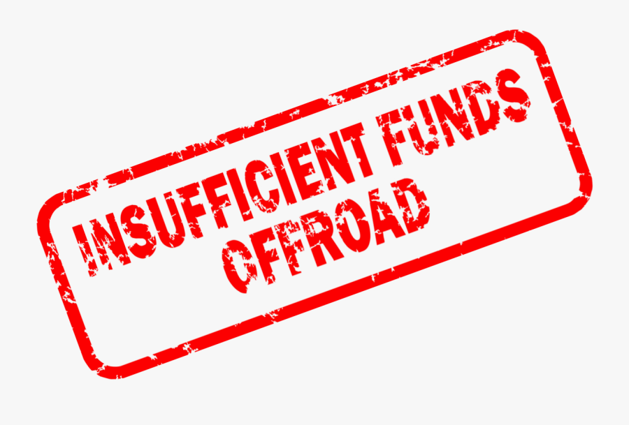Insufficient Funds Png, Transparent Clipart