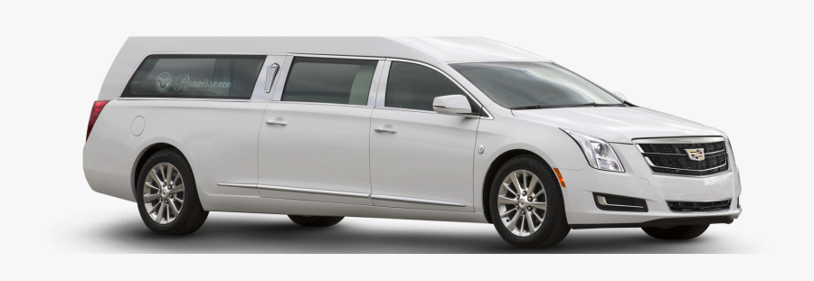 Download Transparent Png - Cadillac Xts Hearse 2017 White, Transparent Clipart