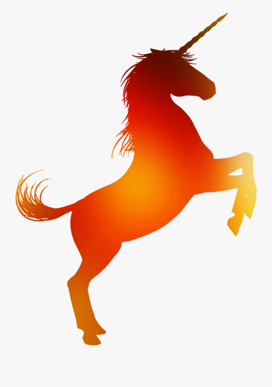 Horse Vector Graphics Royalty-free Rearing Illustration - Gold Unicorn Wall Decal, Transparent Clipart