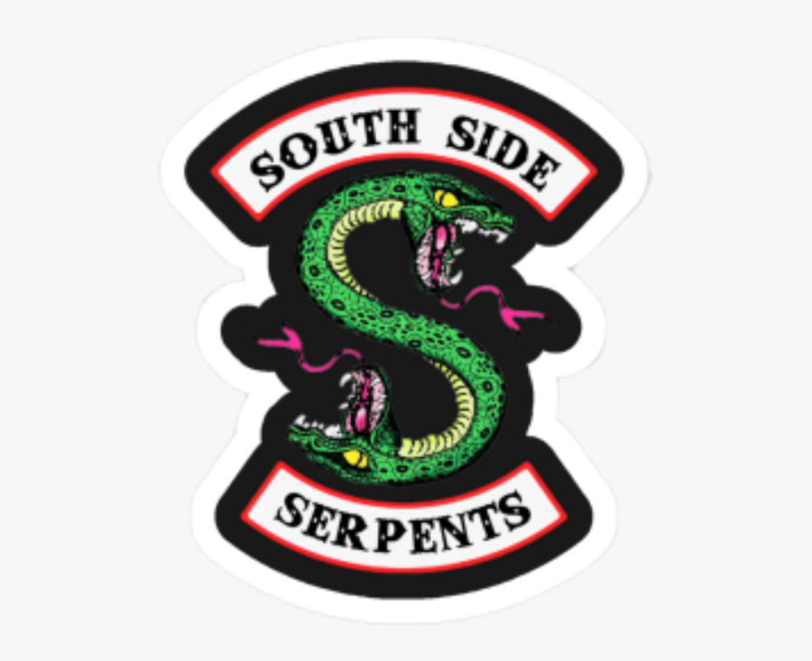 Southside Serpent Logo Riverdale Southsideserpent Sou - Riverdale Sticker Southside Serpents, Transparent Clipart