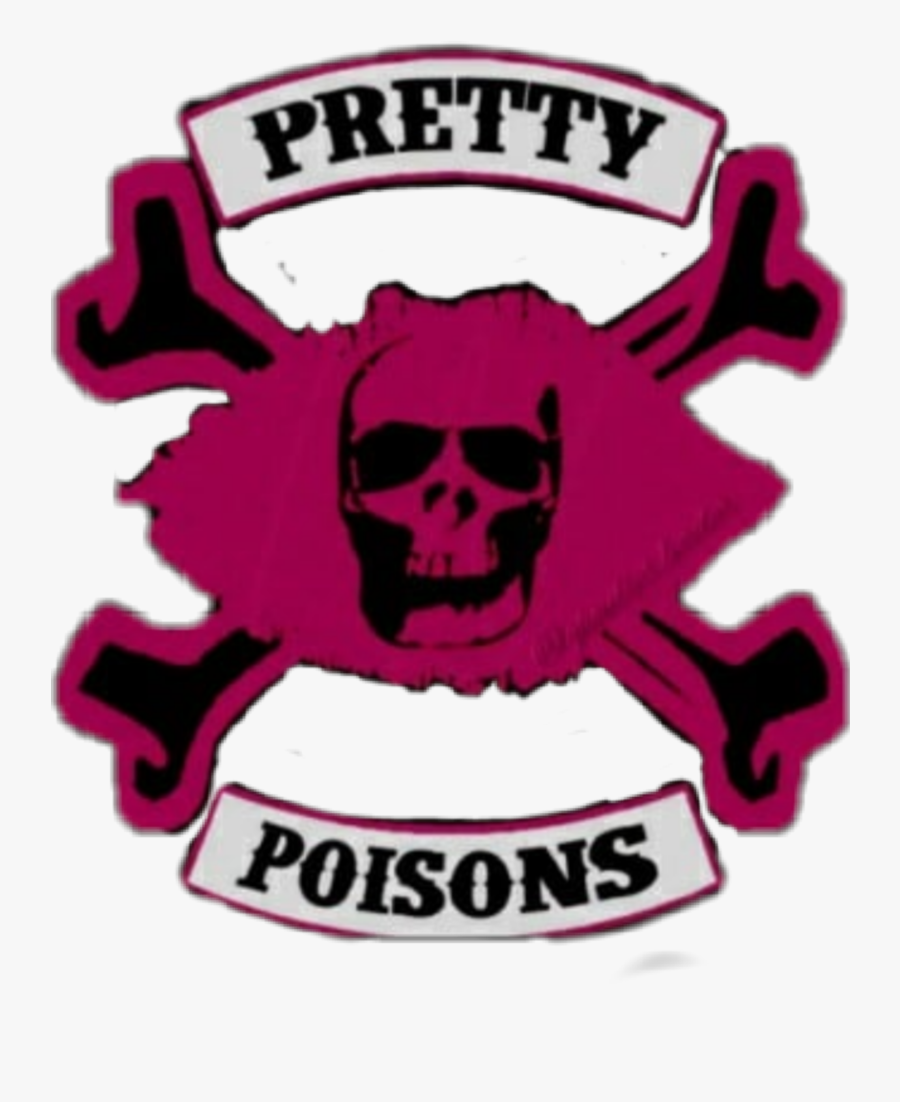 #riverdale #prettypoisons #petty Poisons #pink - Pretty Poison Logo Riverdale, Transparent Clipart