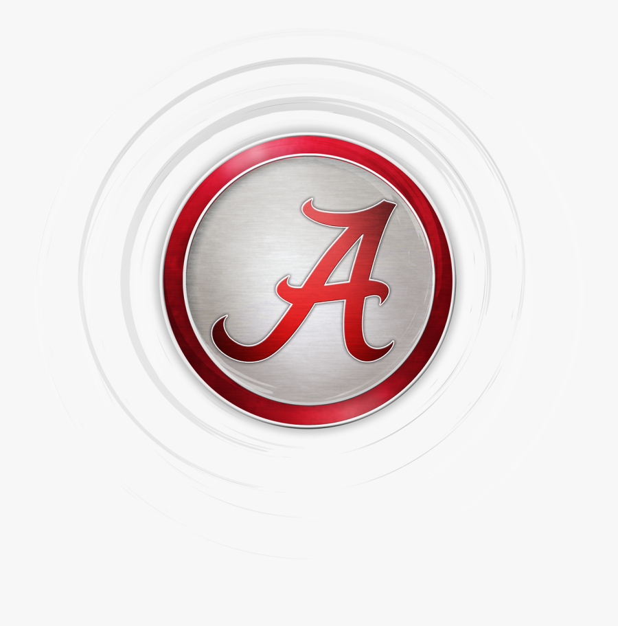University Of Alabama Alabama Crimson Tide Football - Circle, Transparent Clipart