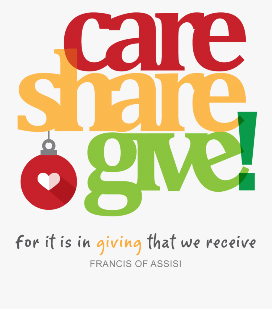 Care Share Give-3 - Graphic Design, Transparent Clipart