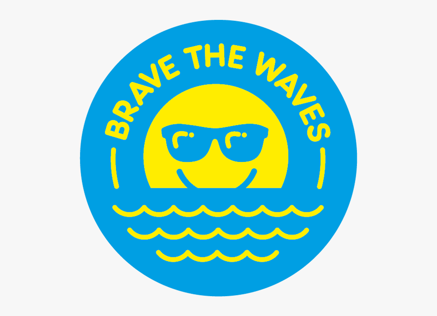 Brave The Or Waves - Circle, Transparent Clipart