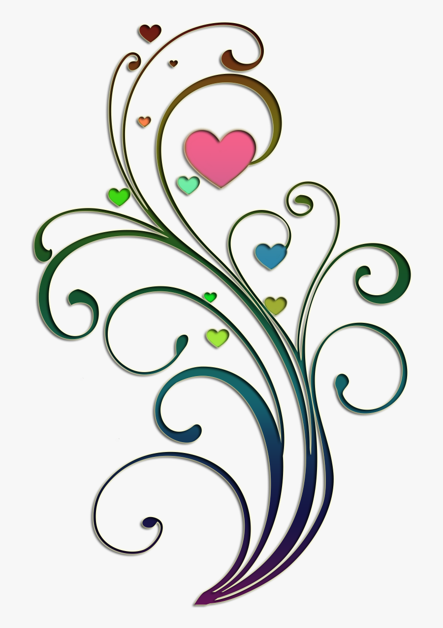 Design Heart Drawing - Heart Drawing Design, Transparent Clipart