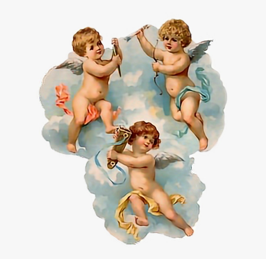 #angel #cherubs #cherub #angelkin #painting - Angel Cherubs, Transparent Clipart