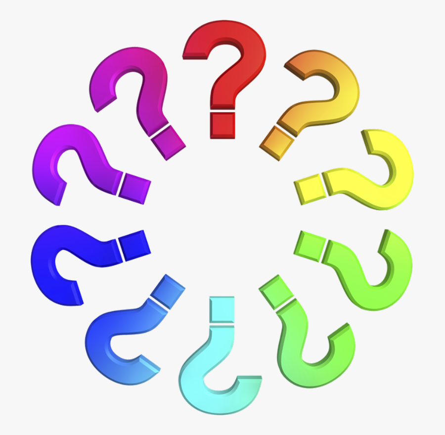 Color Wheel Clipart , Png Download - Question Marks In A Circle, Transparent Clipart