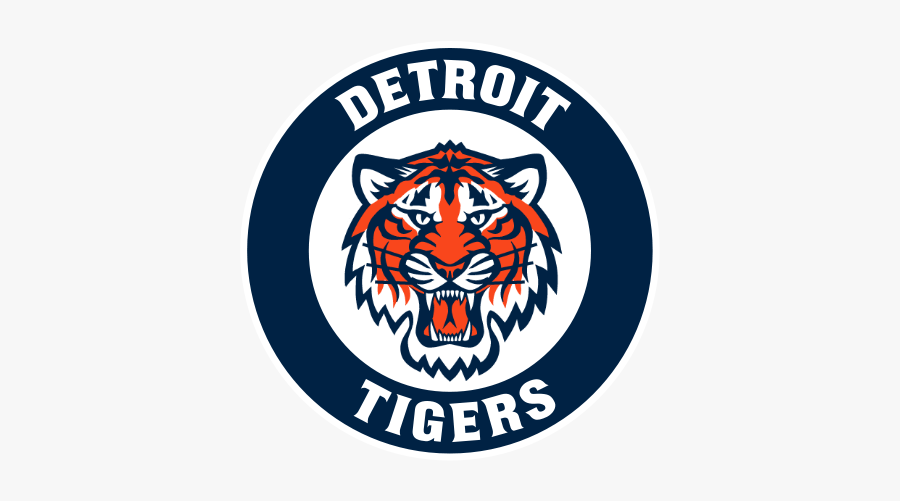 Detroit Tigers Circle Logo, Transparent Clipart