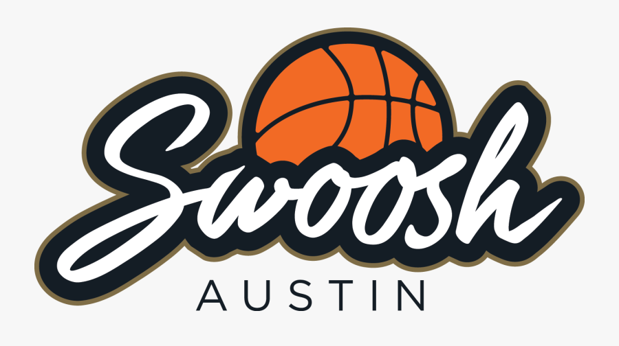 Basketball Clip Art Swoosh - Swoosh Basketball, Transparent Clipart