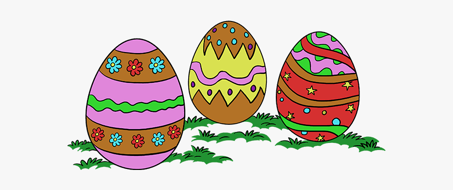 How To Draw Easter Eggs - Draw Easter Eggs, Transparent Clipart