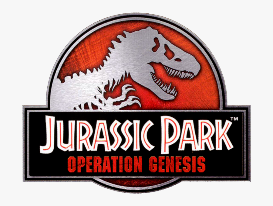 Transparent Park Ranger Clipart - Jurassic Park Operation Genesis Logo, Transparent Clipart