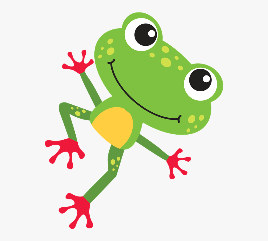 Frog1 - Cute Frog Hopping Clipart Free , Free Transparent Clipart