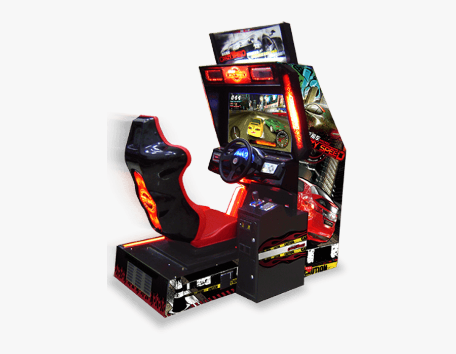 Arcade Games Png - Arcade Racing Games Card, Transparent Clipart