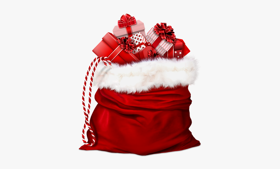 Bag For Gifts 2927962 - Santa Toy Bag Png, Transparent Clipart