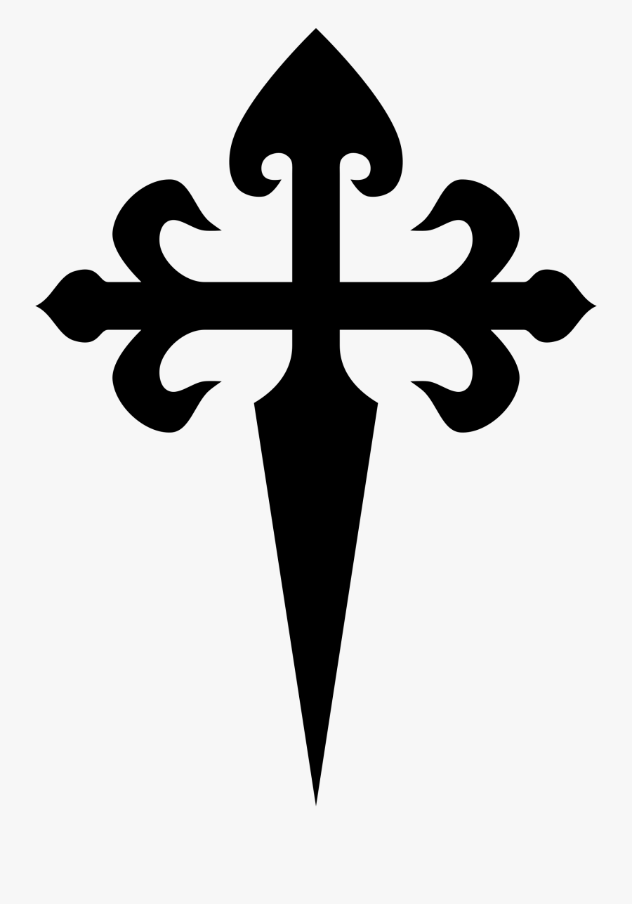 Cross Of St James Clip Arts - Saint James The Greater Symbols, Transparent Clipart