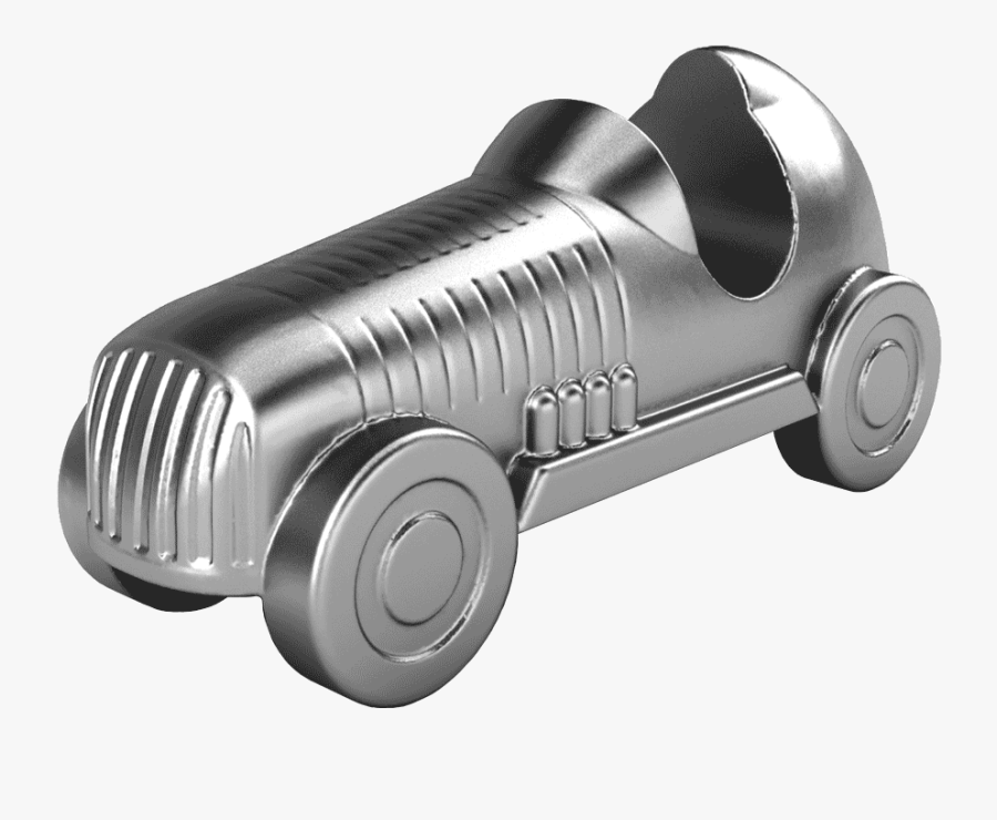 Black And White Monopoly Game Pieces - Monopoly Car Png, Transparent Clipart