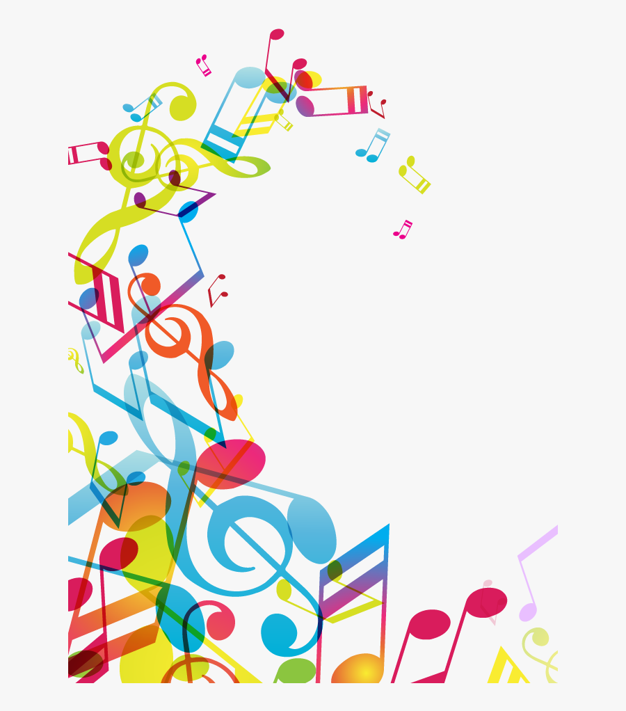 Musical Note Borders Transprent - Musical Notes Border Png, Transparent Clipart