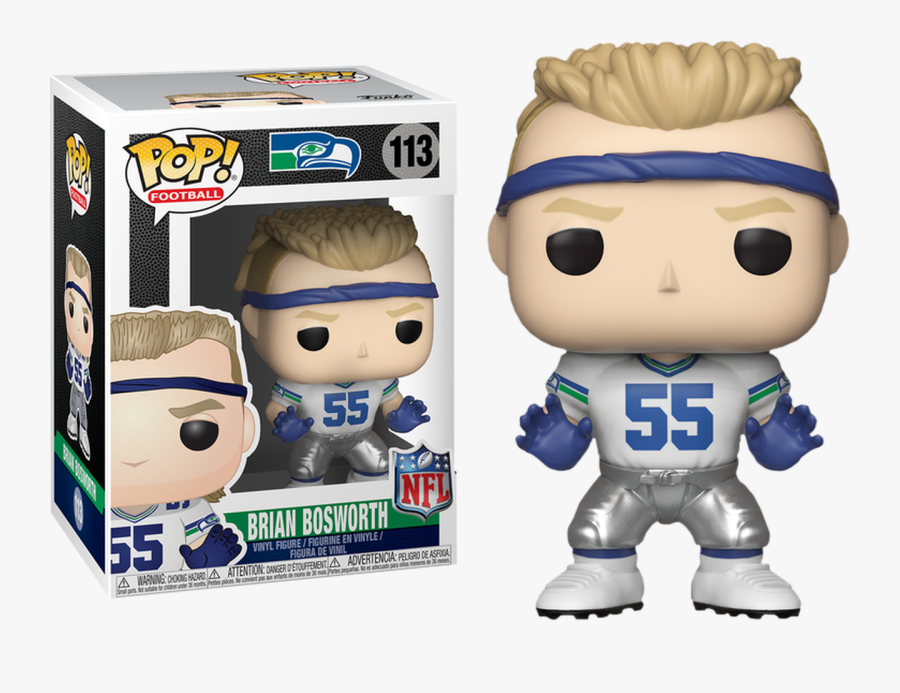 Brian Bosworth Seattle Seahawks Legends Pop Vinyl Figure - Jalen Ramsey Funko Pop, Transparent Clipart