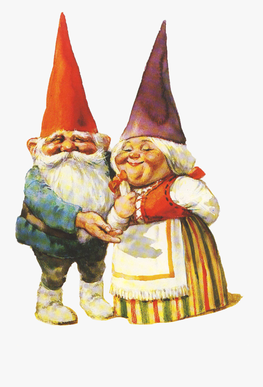 By Rein Poortvliet Gnome House, Troll, Gnome Garden, - Vrouw David De Kabouter, Transparent Clipart