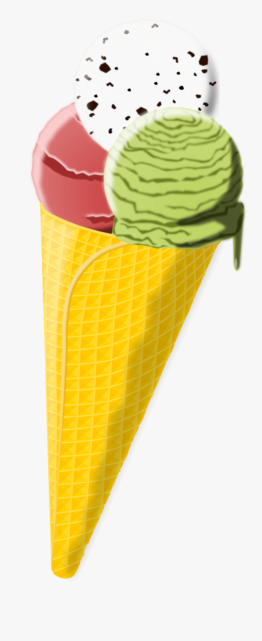 Eis In Waffel Clipart, Transparent Clipart