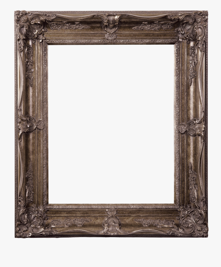 Transparent Antique Silver Frame Png - Vintage Wooden Frame Png, Transparent Clipart